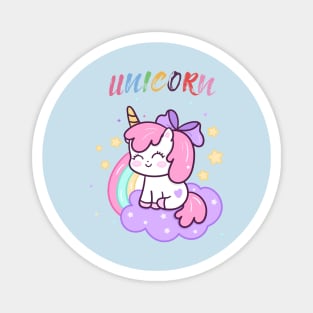 Unicorn Chubby Lover Magnet